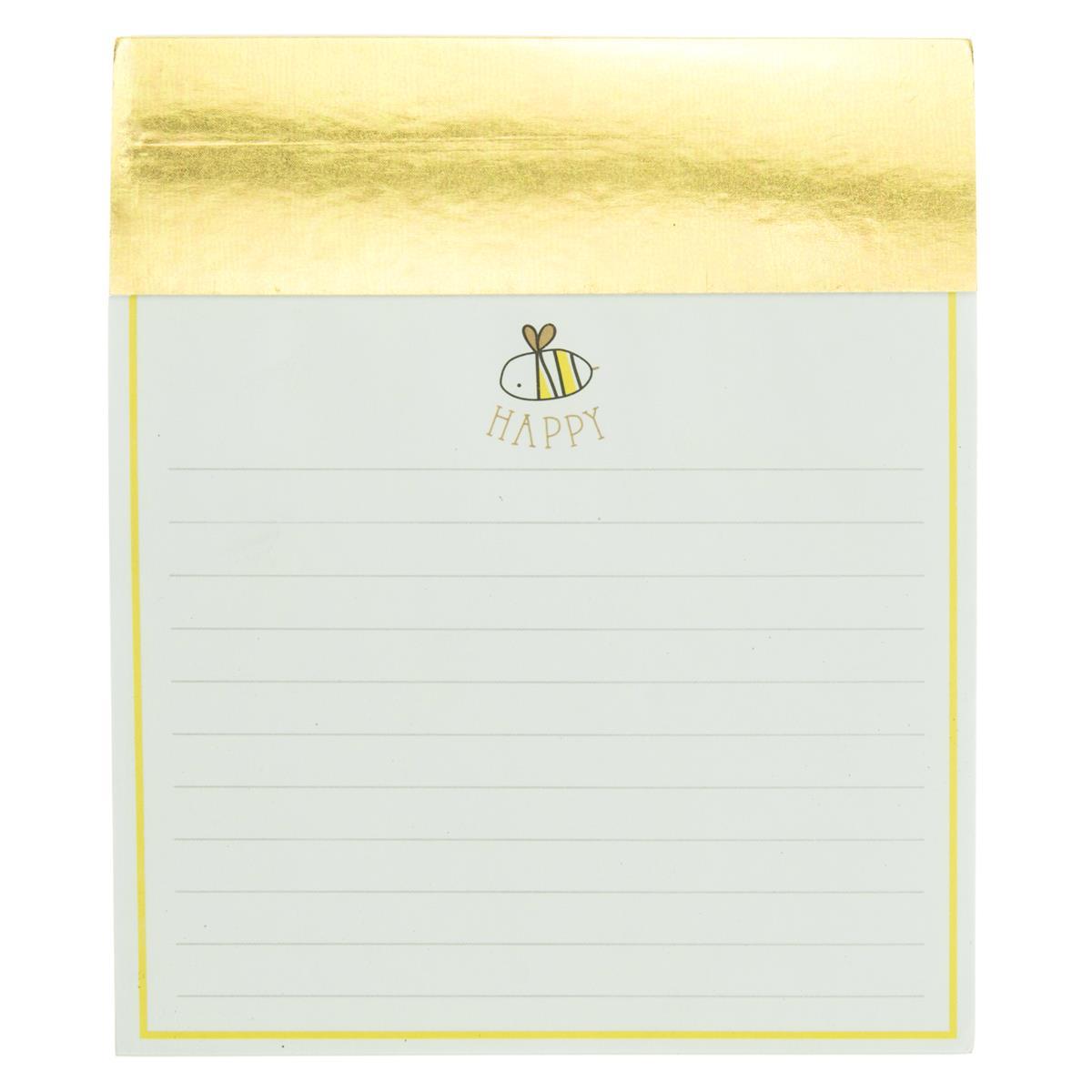 Jotter Notepad - Bee Happy    
