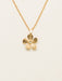 Holly Yashi Petite Plumeria Drop Necklace - Gold/Champagne    
