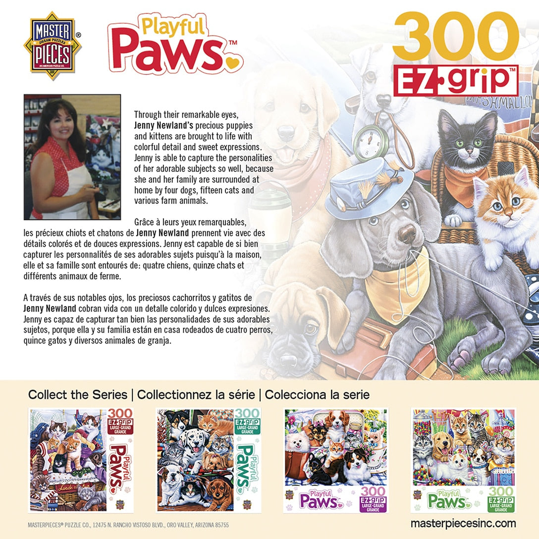 Camping Buddies 300 Piece Large Format Playful Paws Puzzle    