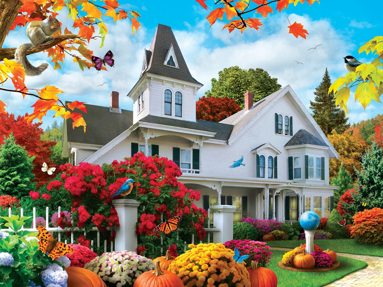 October Skies 300 Piece Large Format Memory Lane Puzzle