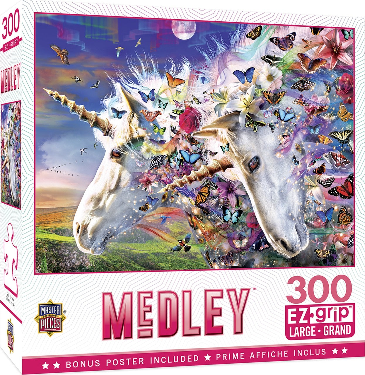 Unicorns & Butterflies 300 Piece Large Format Puzzle    