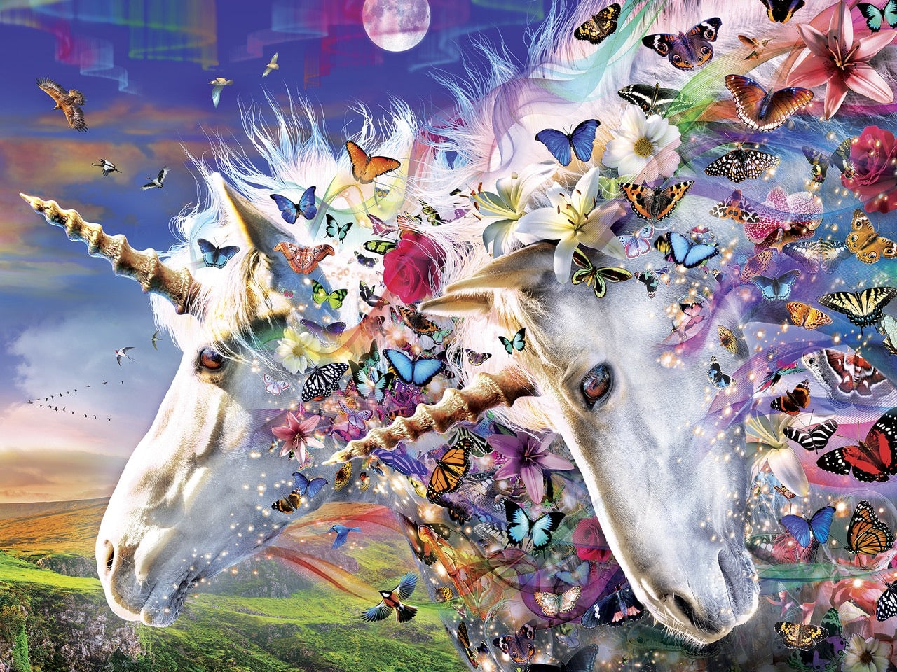 Unicorns & Butterflies 300 Piece Large Format Puzzle    