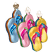 Old World Christmas - Pink Flip Flops Ornamnt    