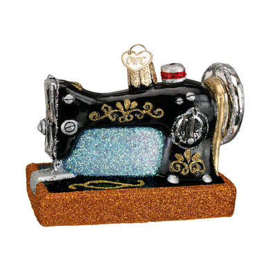Old World Christmas Sewing Machine Ornament    