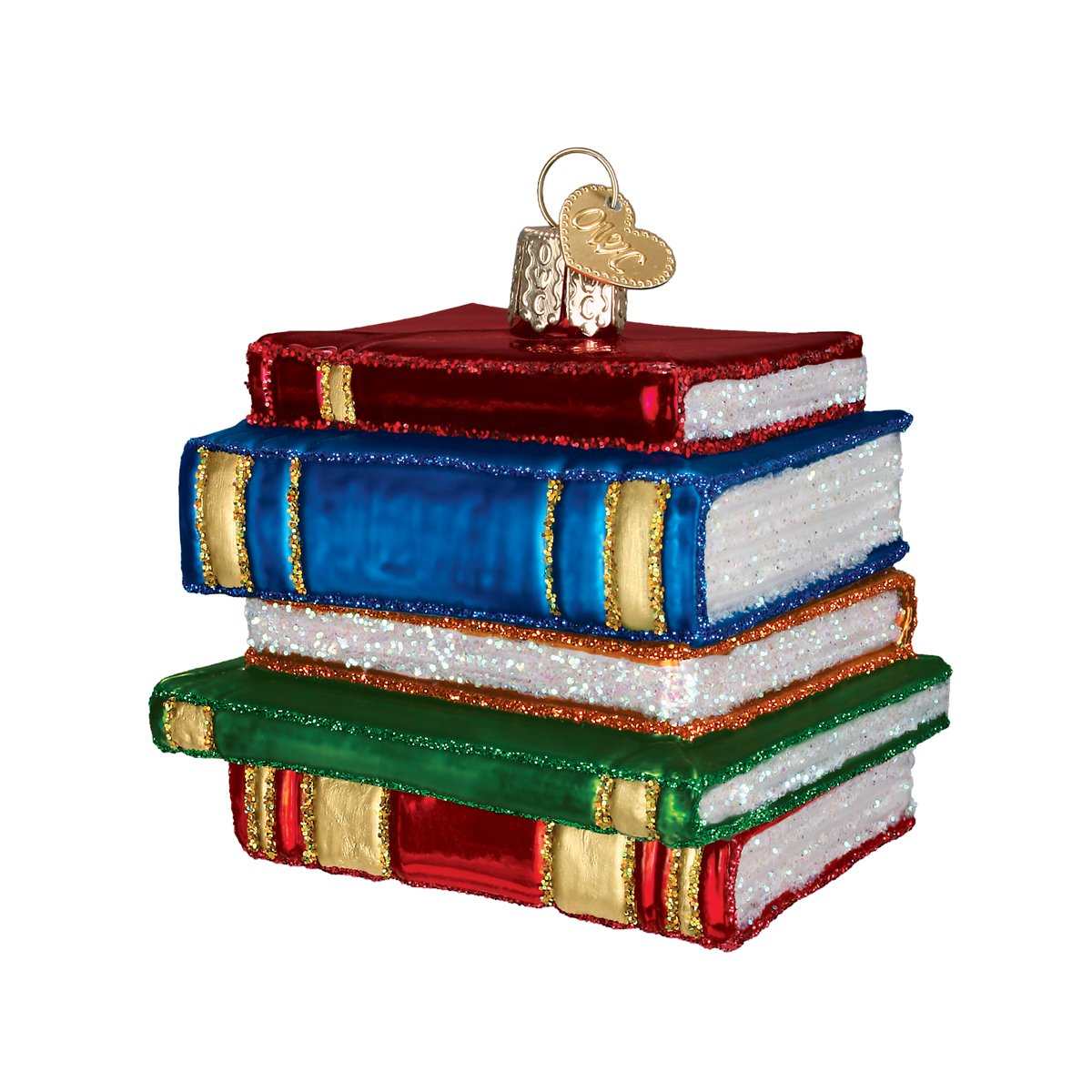Old World Christmas - Stack of Books Ornament    