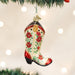 Old World Christmas Christmas Cowgirl Boot Ornament    