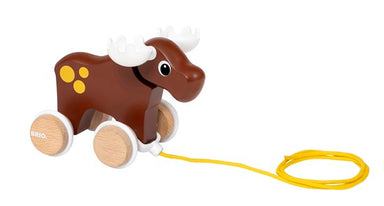 Pull Along Moose    