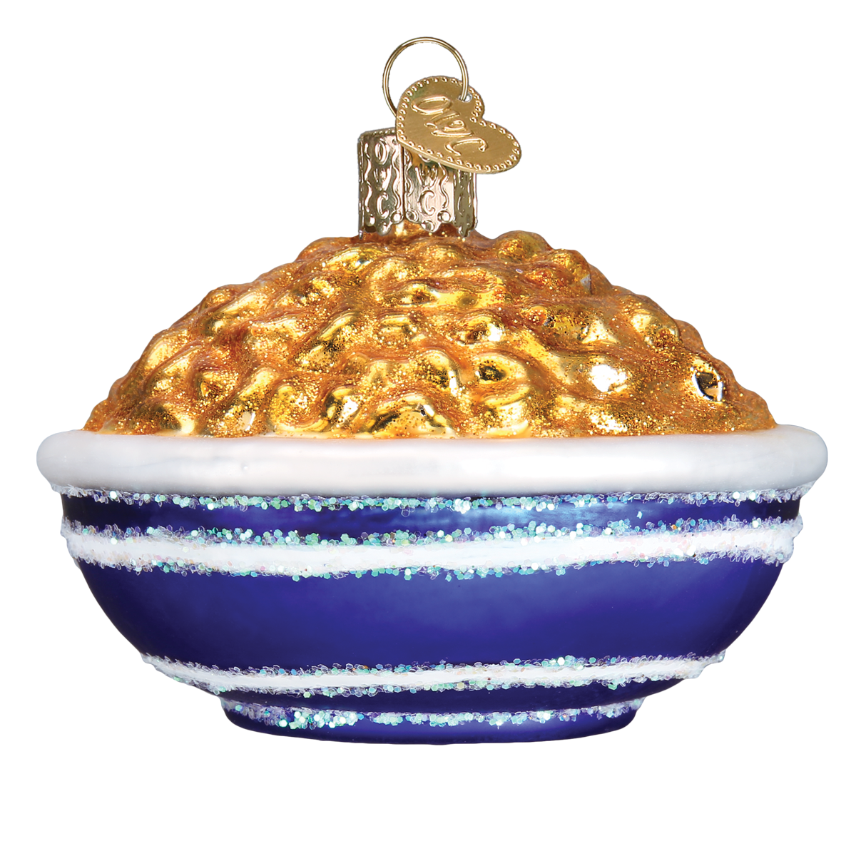 Old World Christmas Bowl Of Mac & Cheese Ornament    