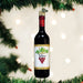 Old World Christmas Red Wine Bottle Ornament    