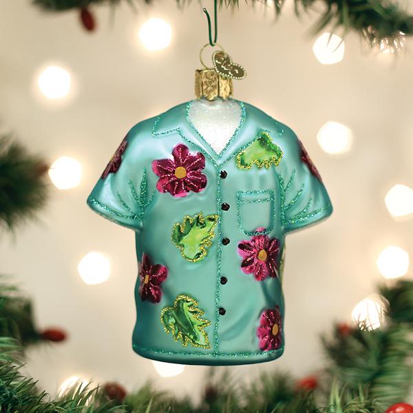 Old World Christmas - Hawaiian Shirt Ornament    