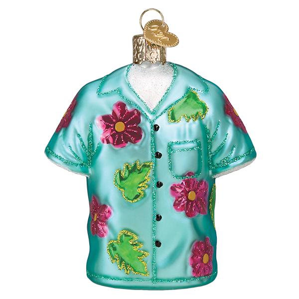 Old World Christmas - Hawaiian Shirt Ornament    