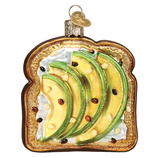 Old World Christmas - Avocado Toast Ornament    