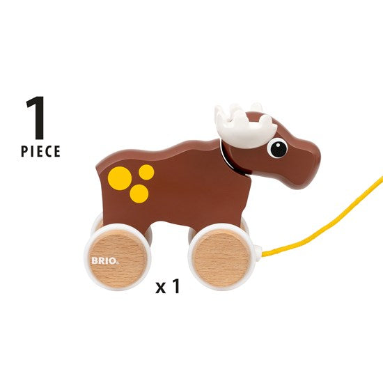 Pull Along Moose    