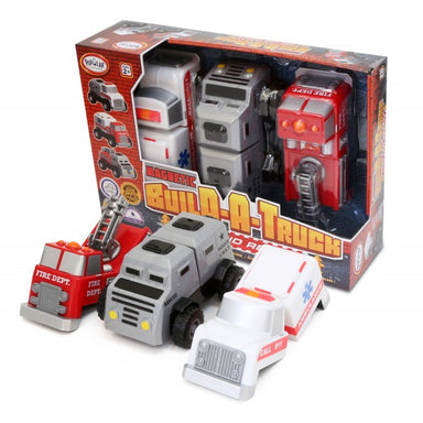 Magnetic Build A Truck - Fire and Rescue    
