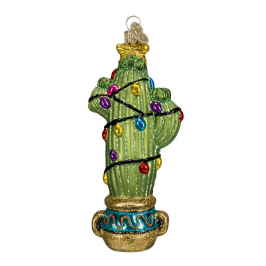 Old World Christmas Christmas Cactus Ornament    