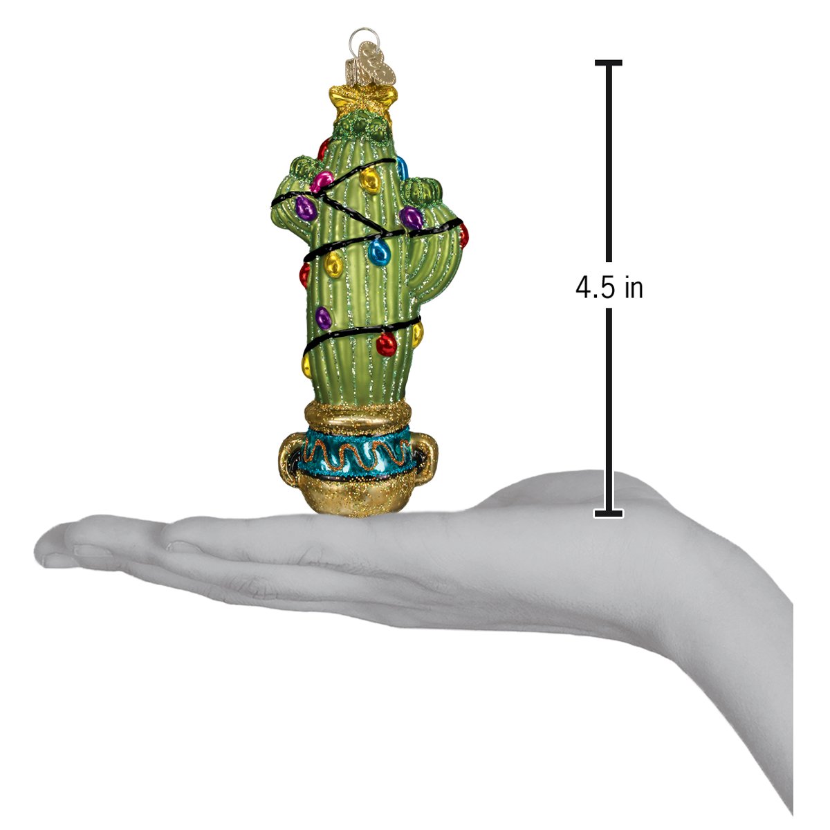 Old World Christmas Christmas Cactus Ornament    
