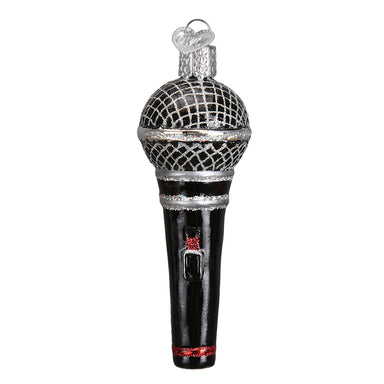 Old World Christmas Microphone Ornament    