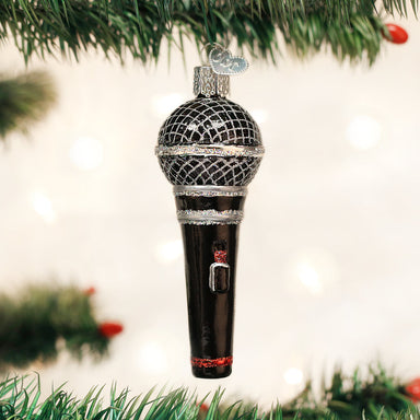 Old World Christmas Microphone Ornament    