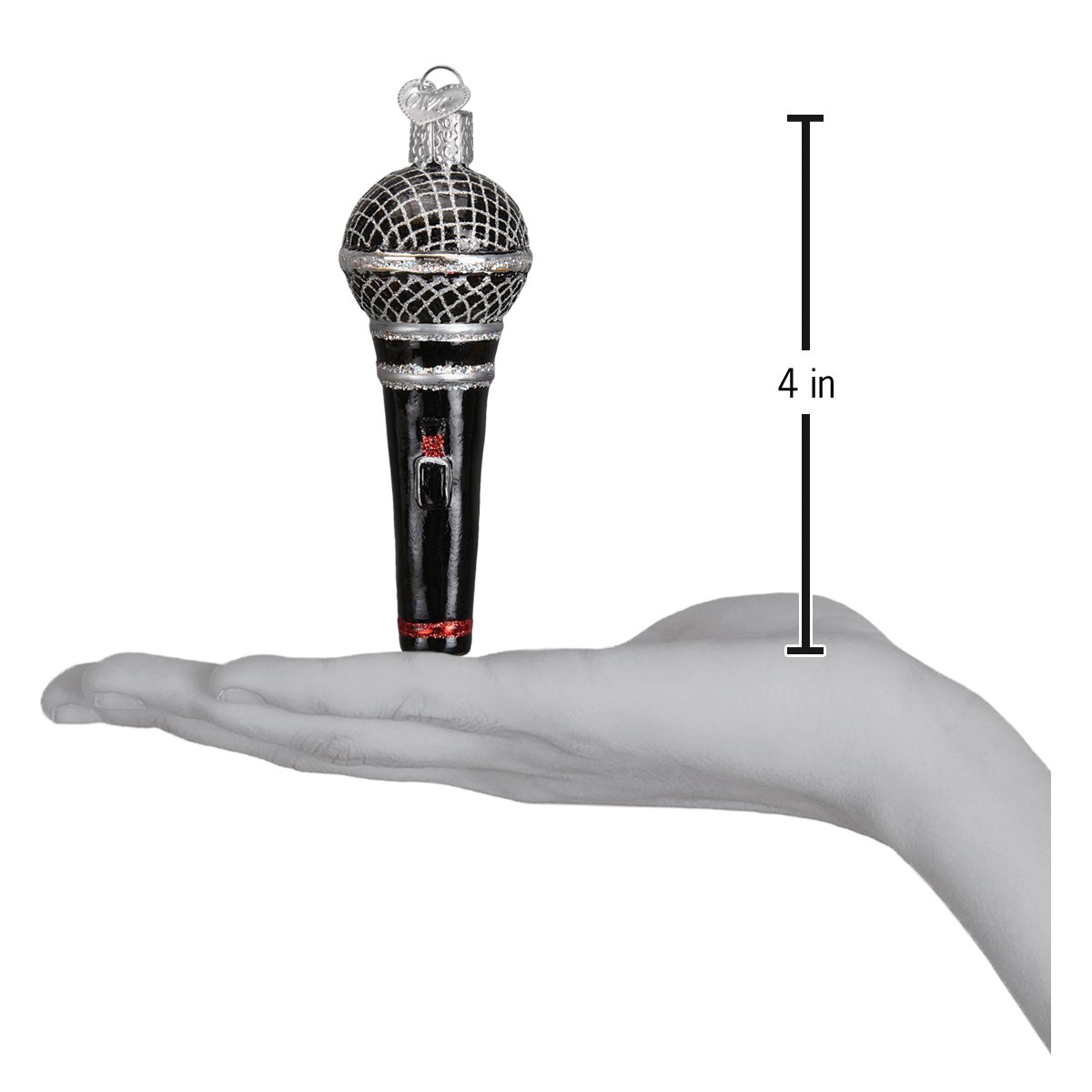 Old World Christmas Microphone Ornament    