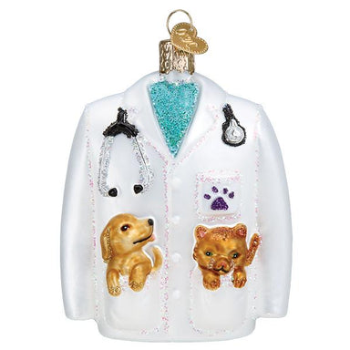 Old World Christmas - Veterinarian's Coat Ornament    