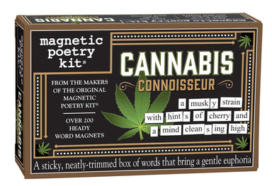 Magnetic Poetry - Cannabis Connoisseur    