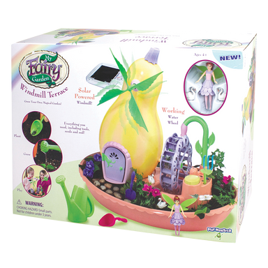 Windmill Terrace Solar Fairy Garden    
