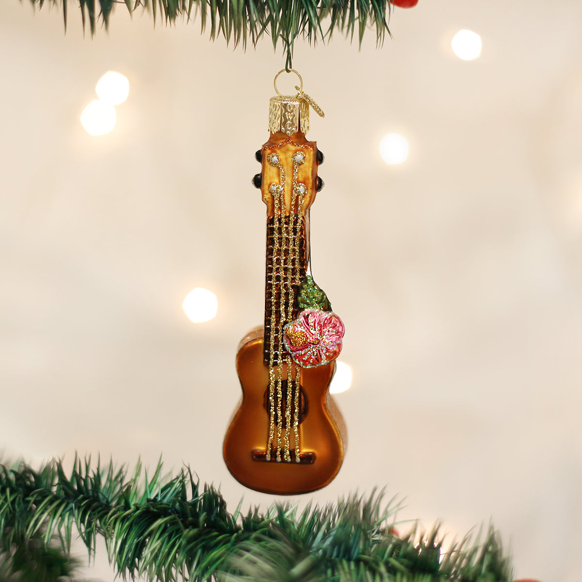 Old World Christmas Ukulele Ornament    