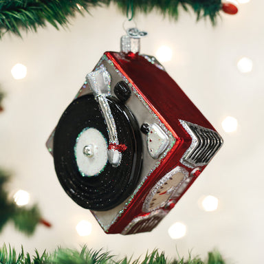 Old World Christmas Record Player Ornament    