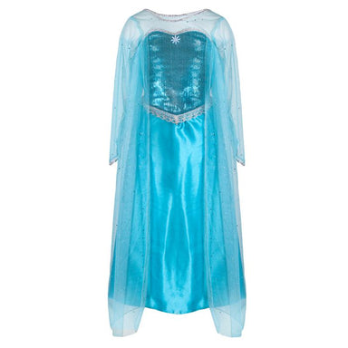 Ice Queen Dress With Attached Cape Size 3-4    