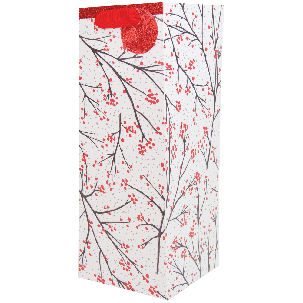 Winter Branches - Bottle Gift Bag    