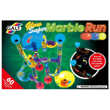 Glow Super Marble Run - 60 Pieces    