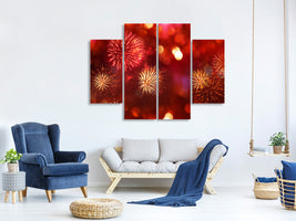 4-piece-canvas-print-colorful-fireworks