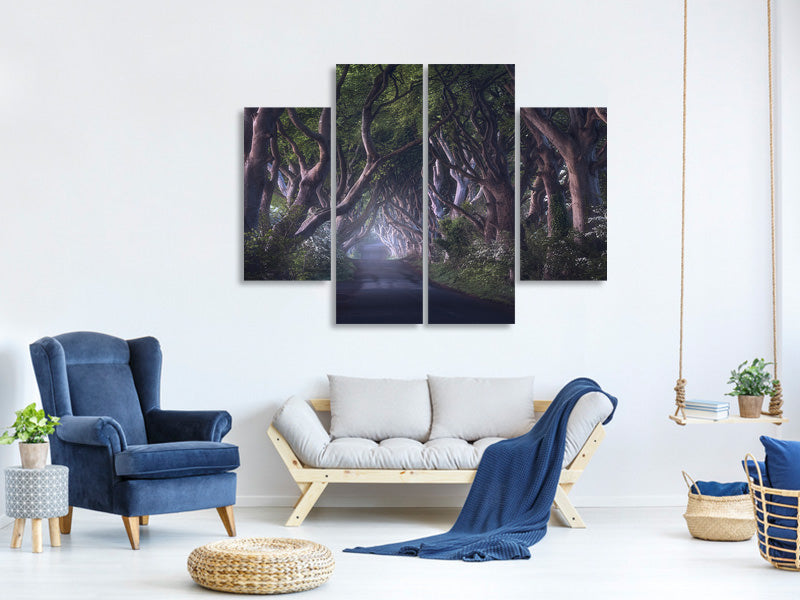 4-piece-canvas-print-the-dark-hedges