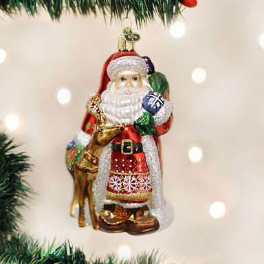Old World Christmas Nordic Santa Ornament    