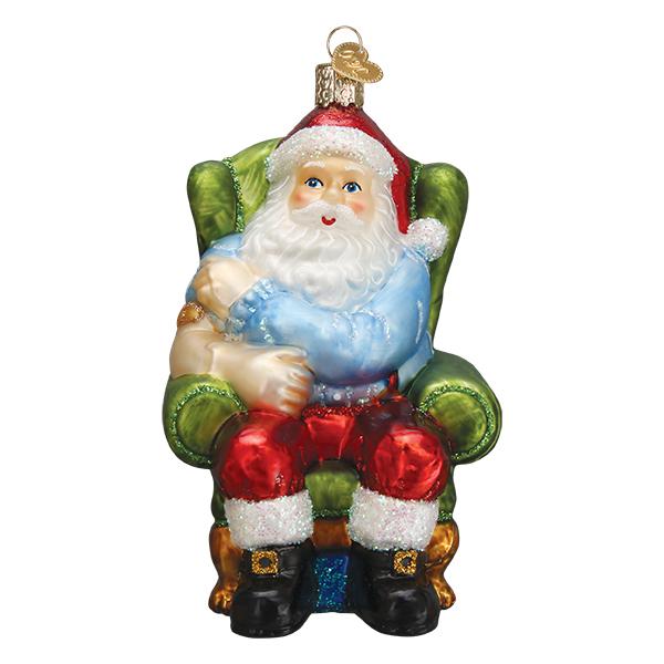 Old World Christmas - Santa Vaccinated Ornament    