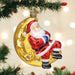 Old World Christmas Moonlight Santa Ornament    