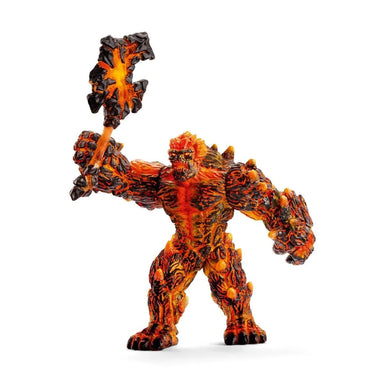 Schleich Lava Golem With Weapon    