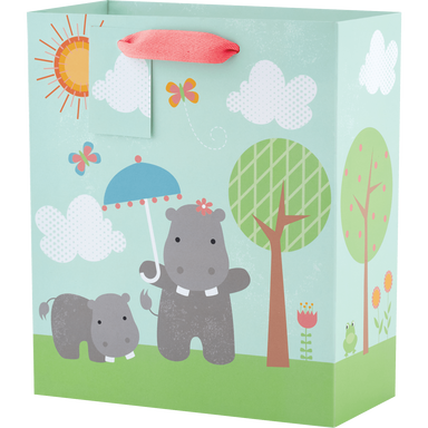 Happy Hippos - Medium Gift Bag    
