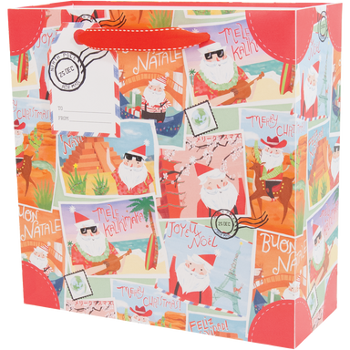 Santa's Vacation - Medium Gift Bag    
