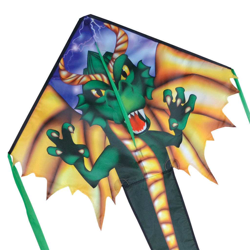 Emerald Dragon - 33 Inch Easy Flyer Kite    