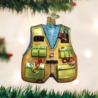 Old World Christmas - Fishing Vest    