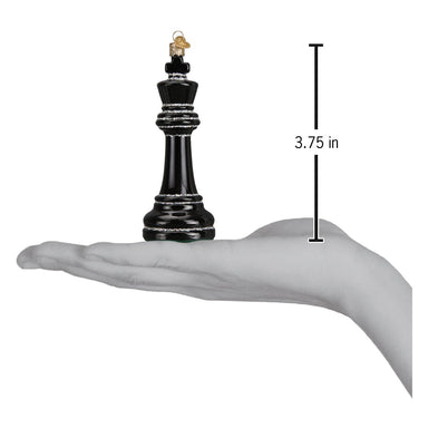 Old World Christmas Chess Piece - Black Queen    