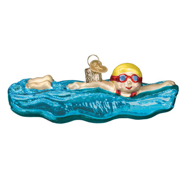 Old World Christmas - Swimming Ornament    