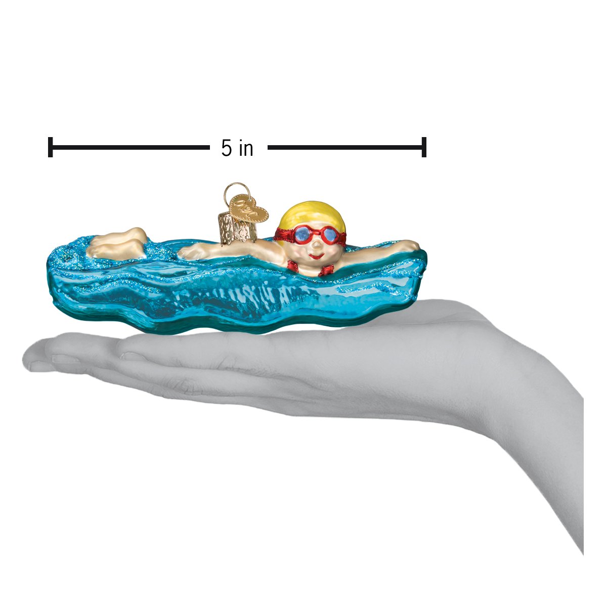 Old World Christmas - Swimming Ornament    