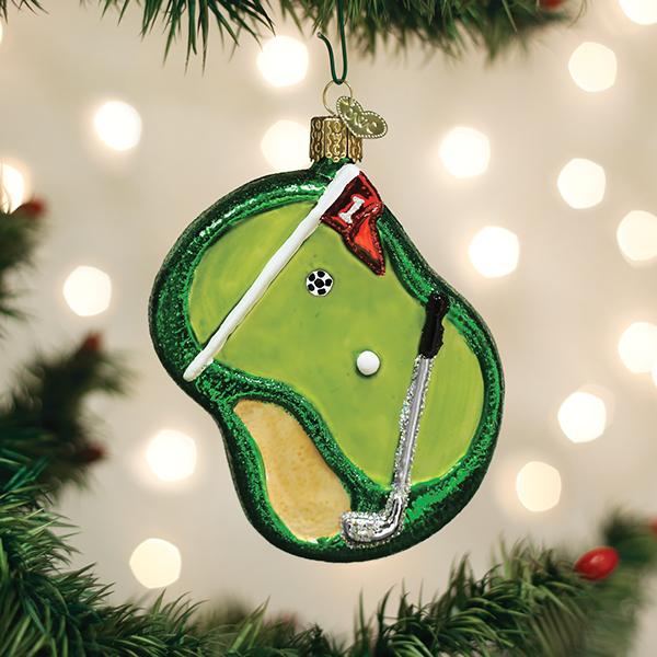 Old World Christmas - Putting Green Ornament    