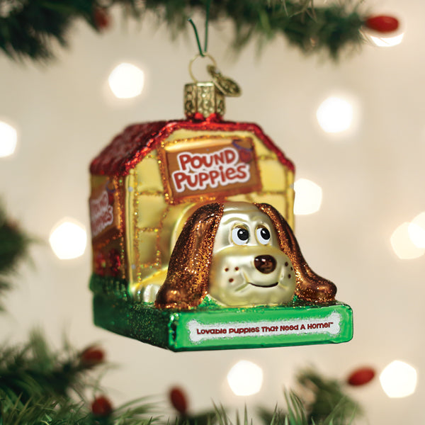 Old World Christmas Pound Puppies Ornament    