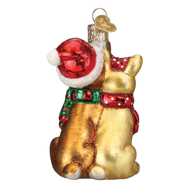 Old World Christmas Rudolph and Clarice Ornament    