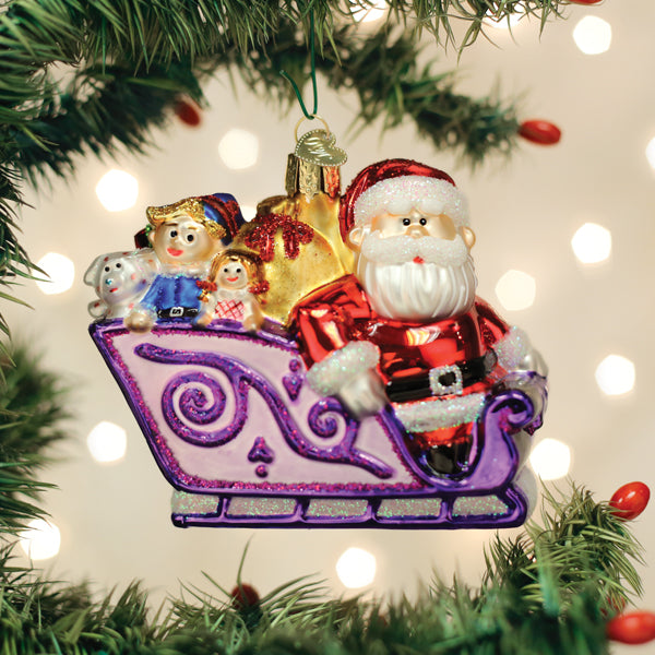 Old World Christmas Santa and Friends Ornament    