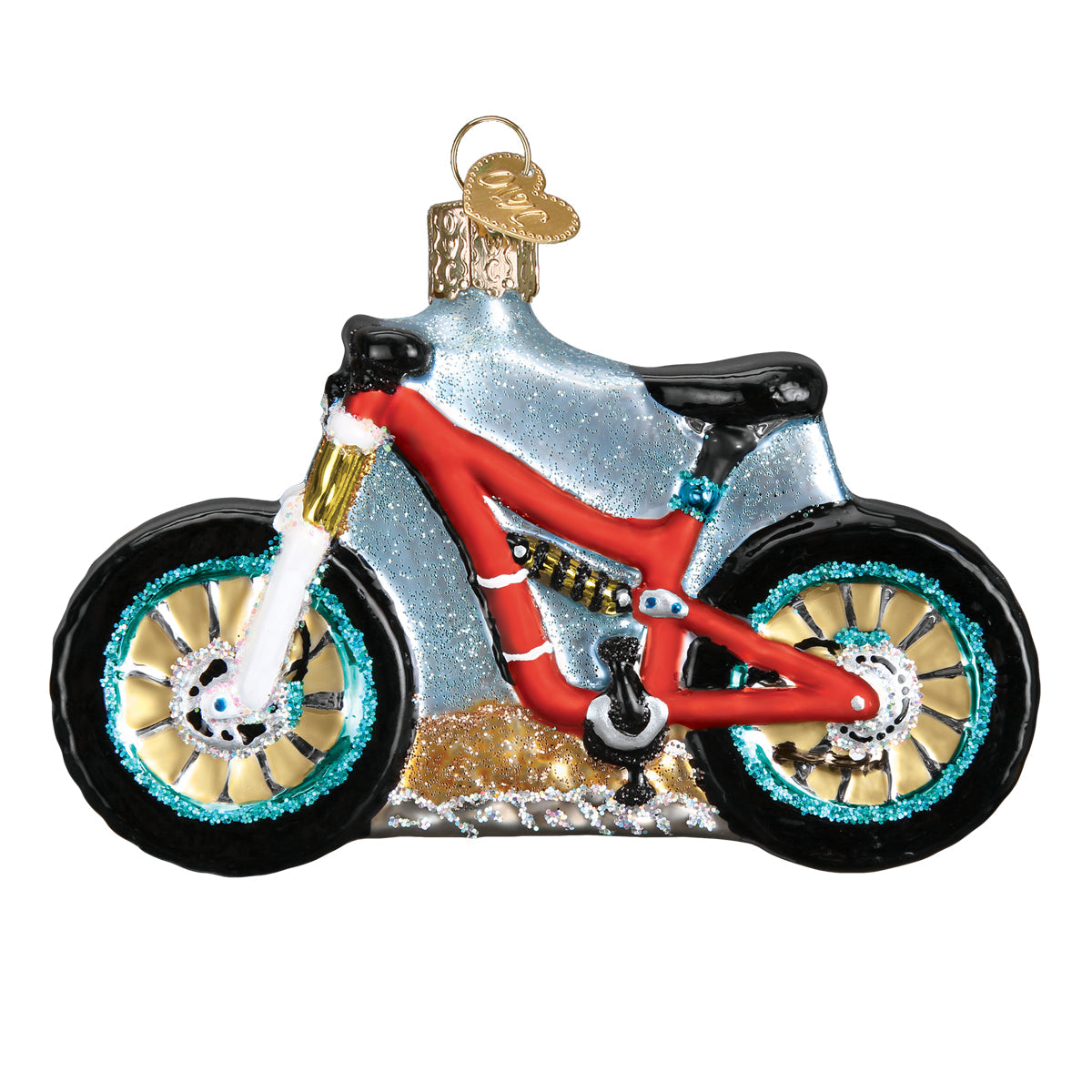 Old World Christmas Mountain Bike Ornament    