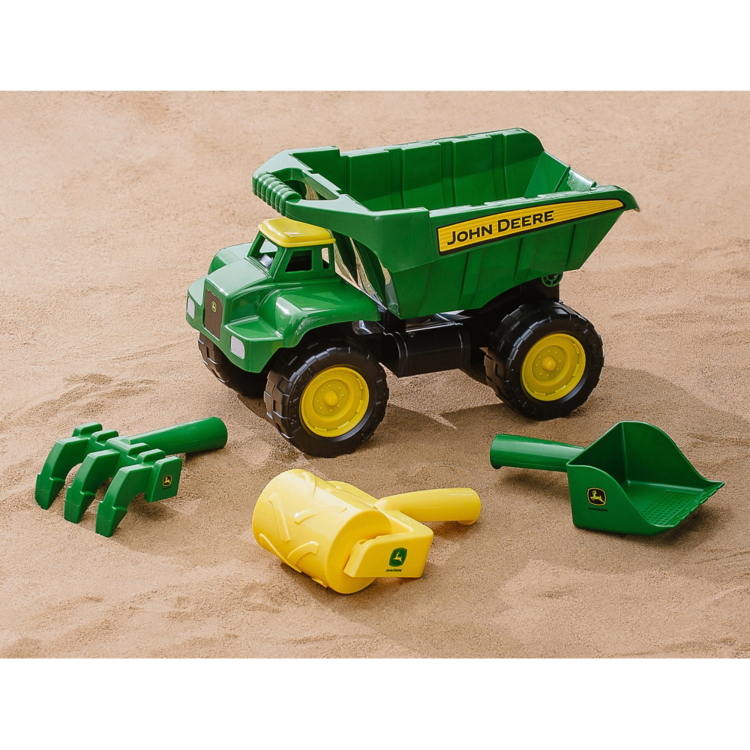 Big Scoop - John Deere Dump Truck with 3 Sand Tools    